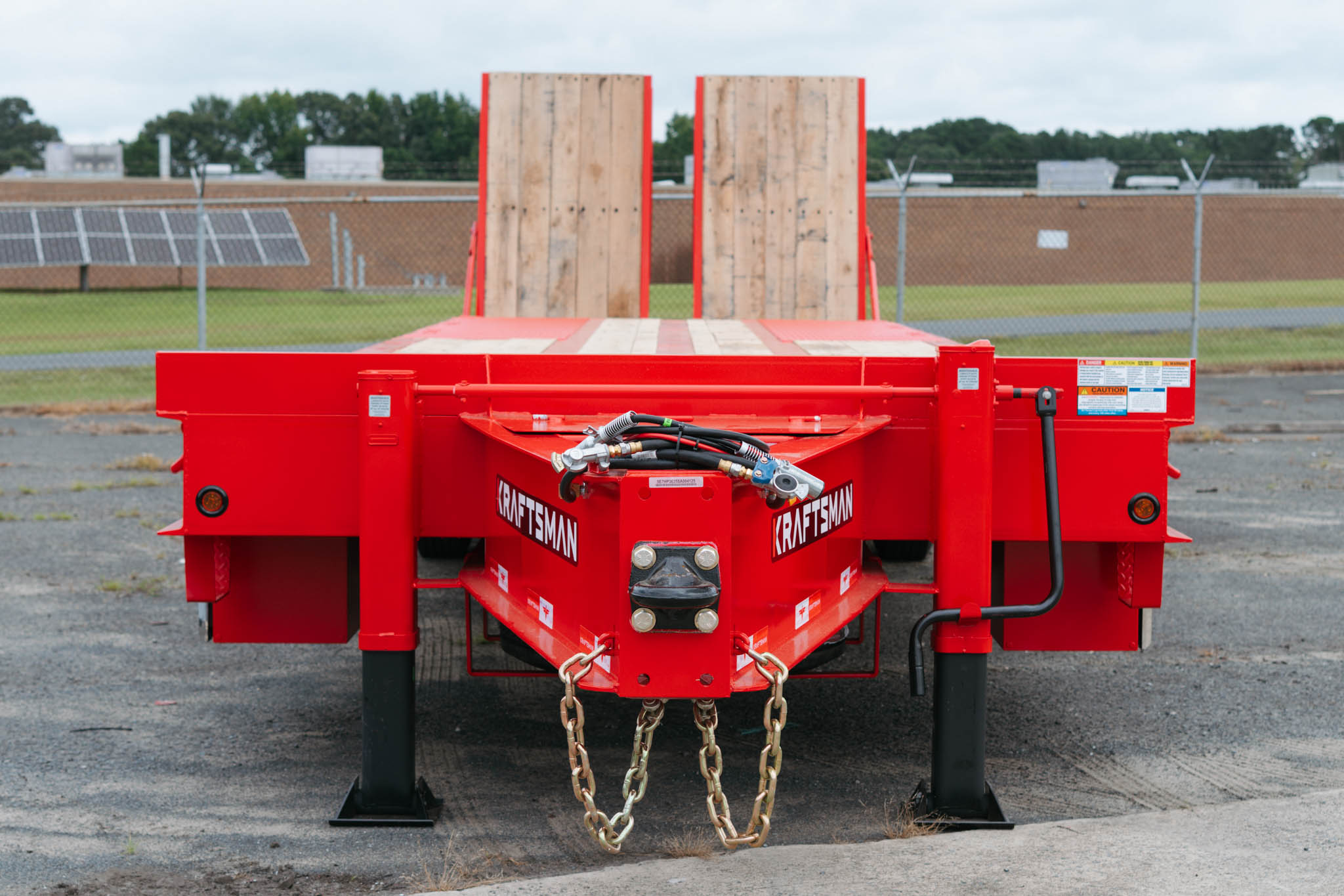 KEN KRAFT 16WHEELS LOW BED TRAILER カラー　赤 THE BEAST 30 Ton 12